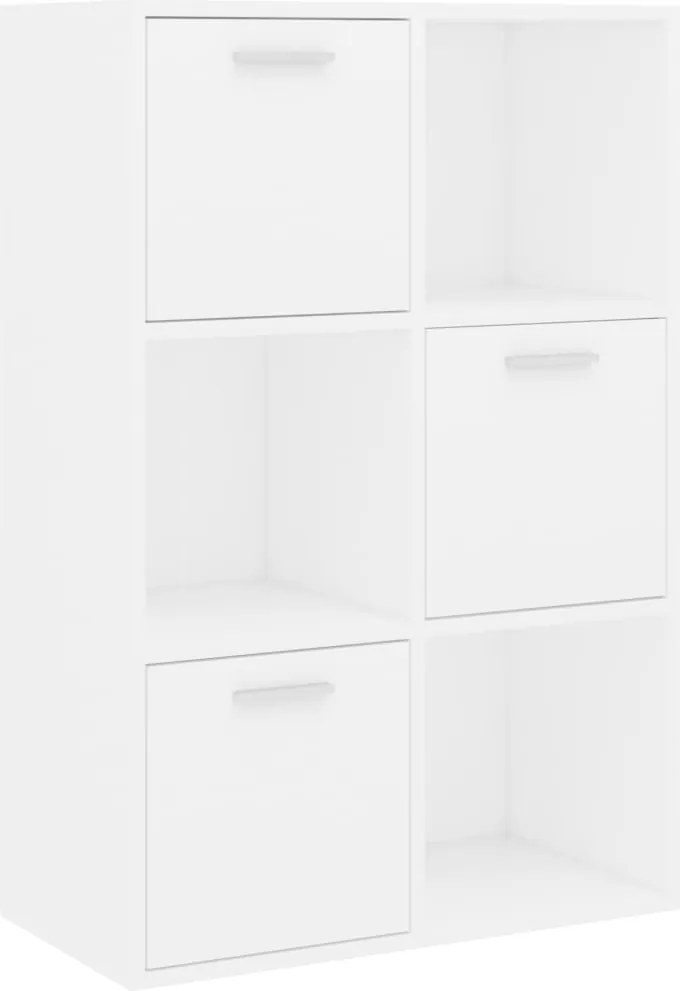 vidaXL Dulap de depozitare, alb, 60 x 29,5 x 90 cm, lemn prelucrat