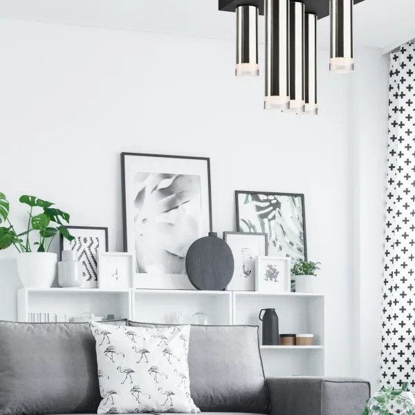 Lustră aplicată DIEGO 5xE27/60W/230V