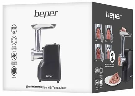 Beper P102ROB200 mașină electrică de tocat carne 2în 1