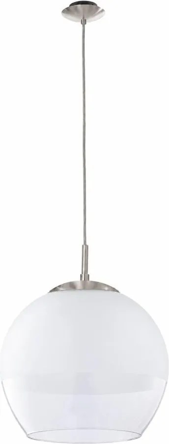 BRILAGI - lustra LED pe cablu RETRO GLASS 1xE27/60W/230V crom mat/alb