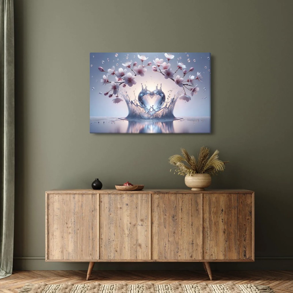 Tablou - Inimă de diamant (90x60 cm)