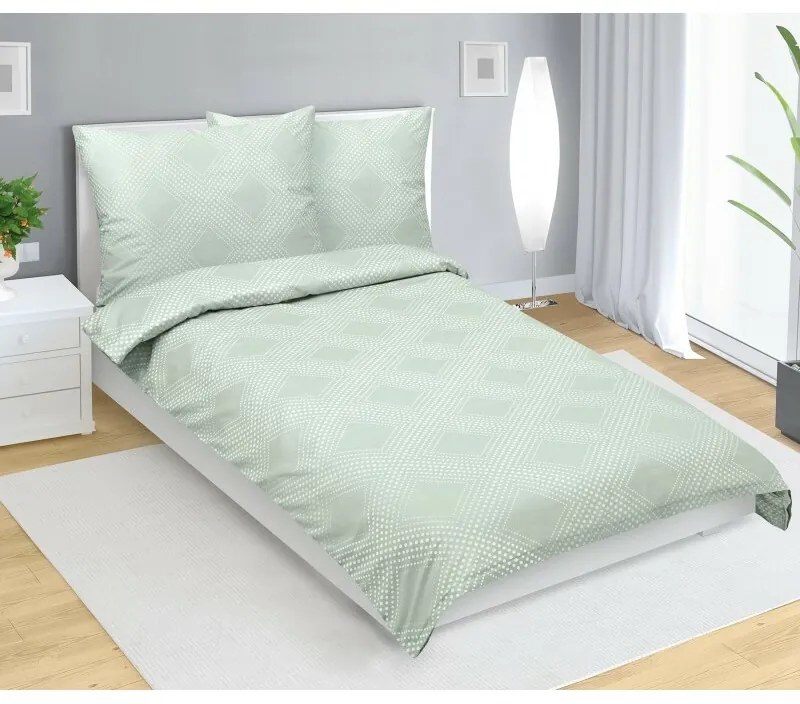 Cearșafuri Bellatex Satin Linie mint , 140 x 200cm, 70 x 90 cm, 140 x 200 cm, 70 x 90 cm