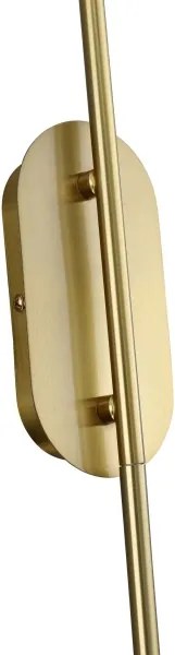 Lampă de perete PIEGA 1xE14/40W/230V alamă/albă