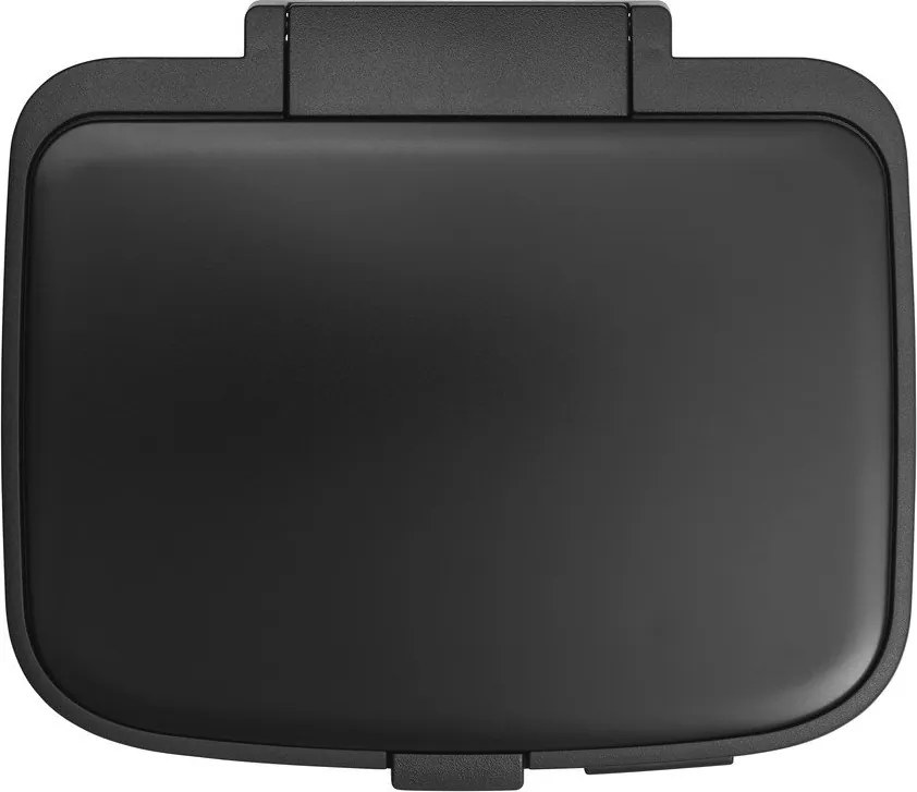 Coș de gunoi negru mat cu pedală din oțel 7 l Bo – Brabantia