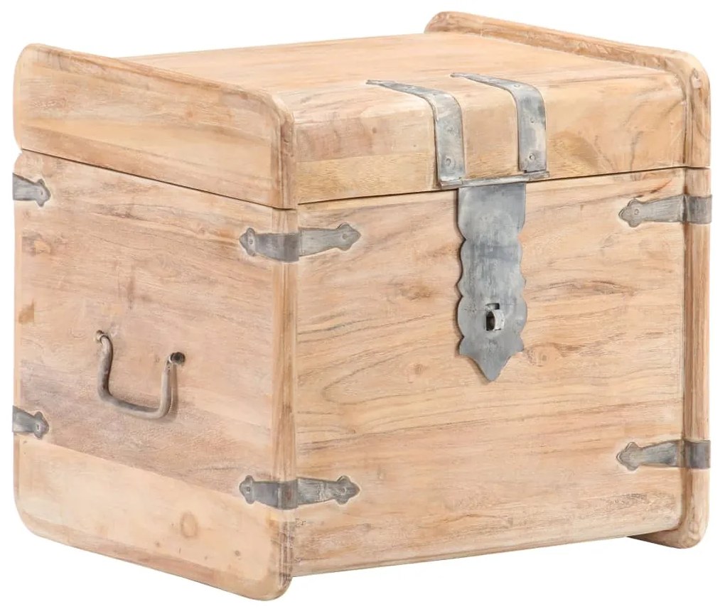 vidaXL Cufăr, 40x40x40 cm, lemn masiv de acacia