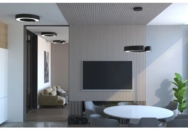 Plafonieră LED SMART C-SHAPED LED/52W/230V 60 cm Immax NEO 7133 + telecomandă ZigBee