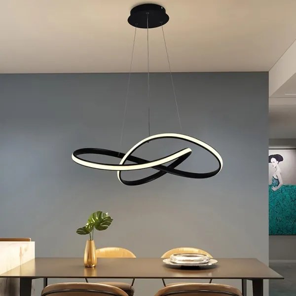 Lustră LED dimabilă pe cablu LED/70W/230V 3000-6500K + telecomandă