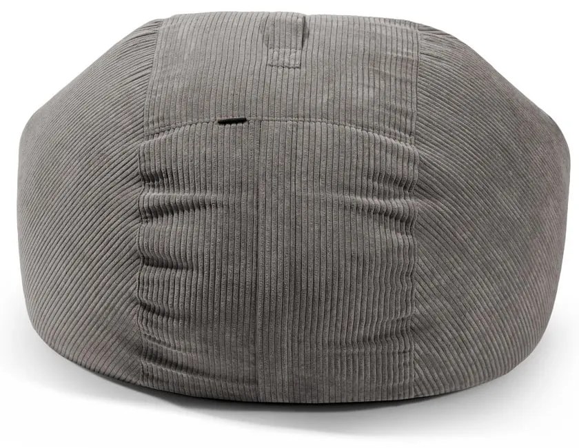 Fotoliu bean bag verde mentă cu tapițerie din catifea reiată Roll 135 – SLOWDOWN