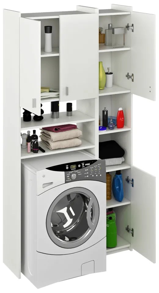 Dulap deasupra mașinii de spălat MIRALI, alb