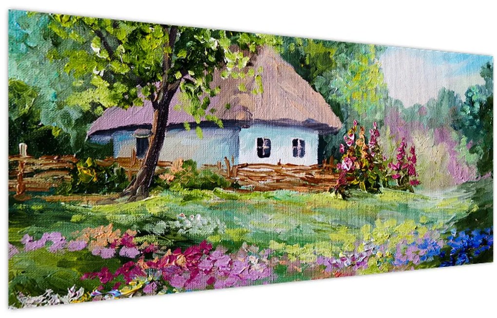 Tablou - Cabană (120x50 cm)