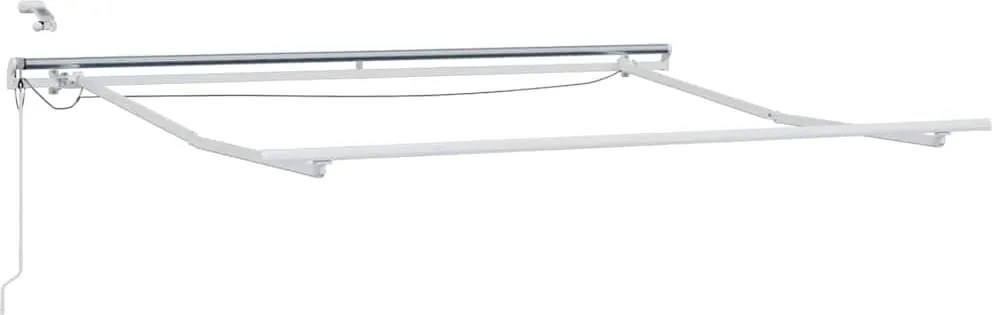 vidaXL Cadru de copertină Alb 350 x 250 cm Aluminiu