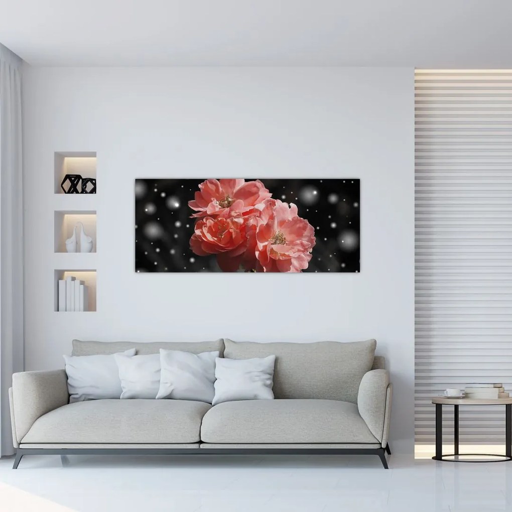 Tabloucu floare roz (120x50 cm)