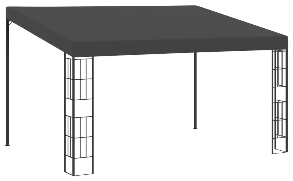 vidaXL Pavilion de perete, antracit, 3 x 4 m, material textil