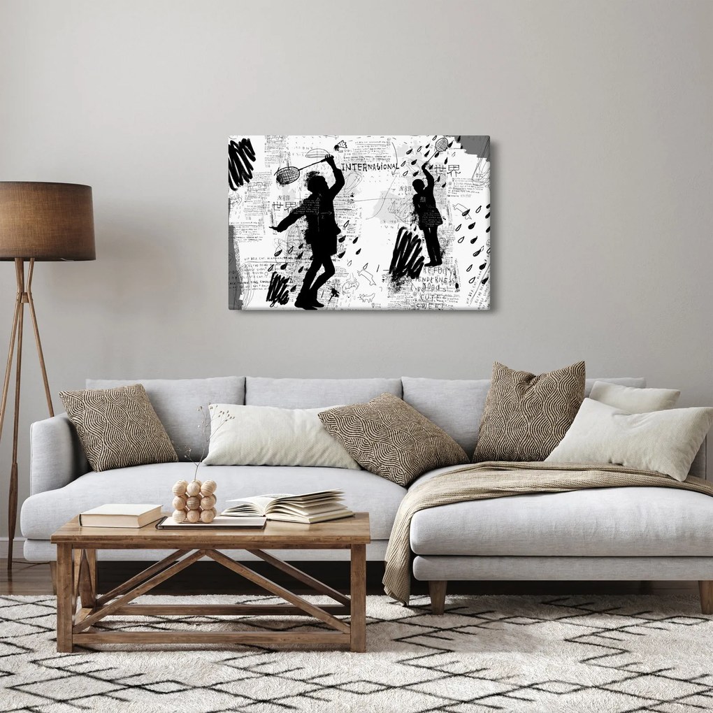 Tablou - Artă stradală - zarvă (90x60 cm)