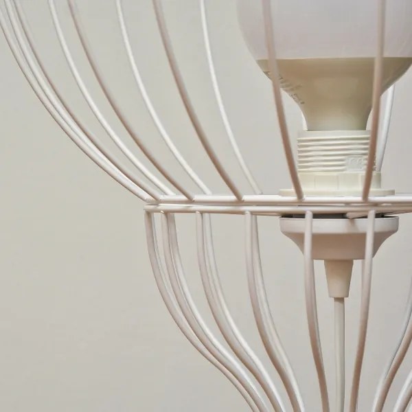 Lampă de podea MERCURE, 1xE27/15W/230V, albă