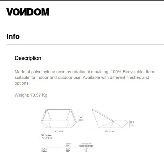 Pat de zi design modern premium lounge FAZ