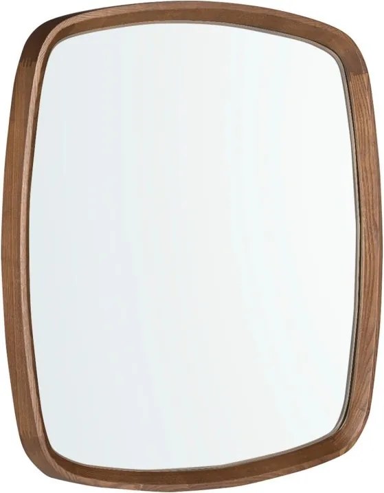 Oglinda decorativa design LUX Walnut Square 65x65cm