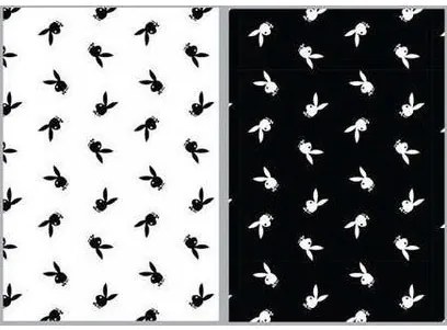 Playboy Monochrome set de lenjerie de pat 140×200cm, 70×90 cm