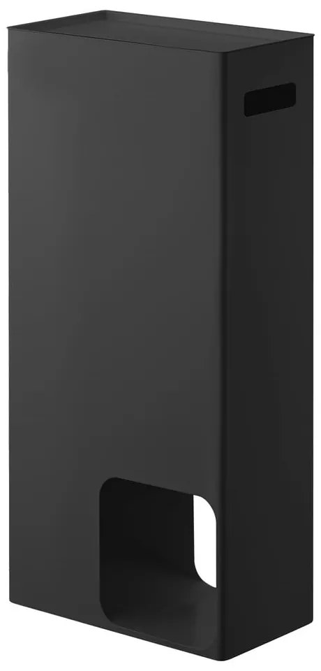 Suport pentru role hârtie igienică metalic Yamazaki Tower, negru