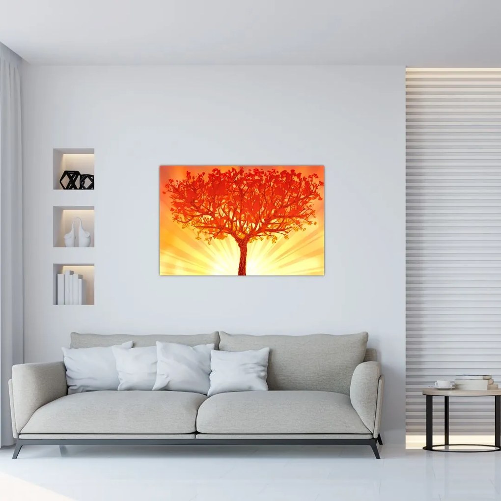 Tablou - Copac în lumina soarelui (90x60 cm)