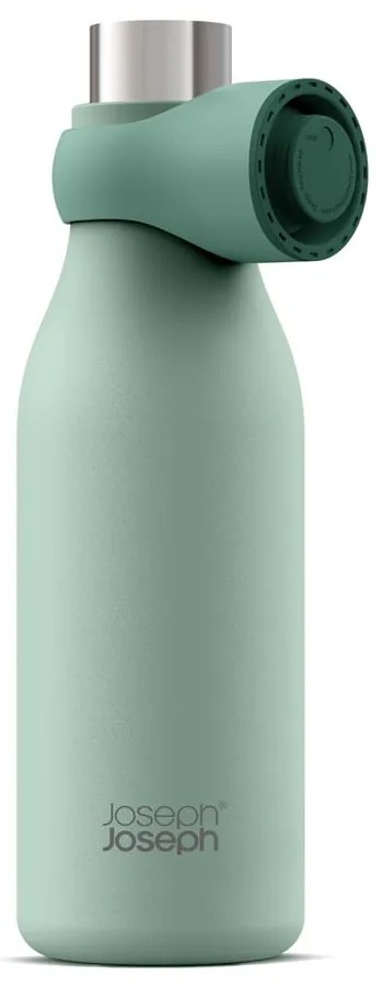 Sticlă verde-mentă de călătorie din oțel inoxidabil 500 ml Loop – Joseph Joseph