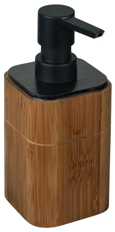 WENKO 26102100 - Dozator de săpun SERRO 7,5x16,5 cm maro/negru