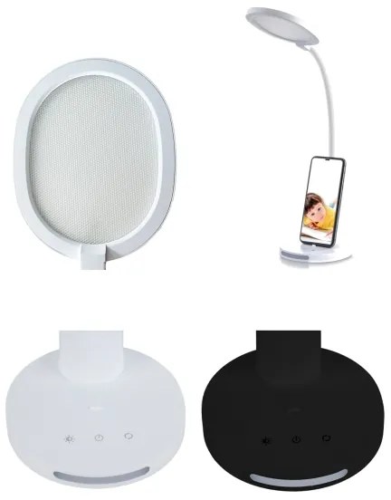 Top Light - Lampă de birou LED VIOLA, dimabilă, cu senzor tactil, 12W/230V, 2700–6500K, neagră