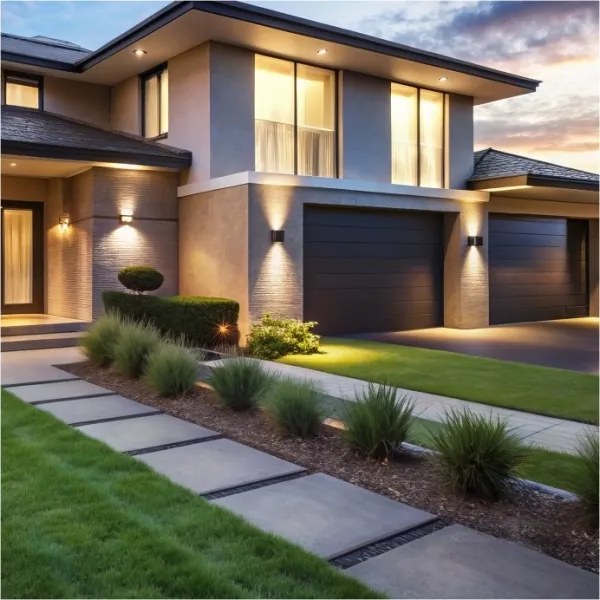 Aplică LED de exterior QUERK 2xLED/3W/230V 3000K IP54 negru