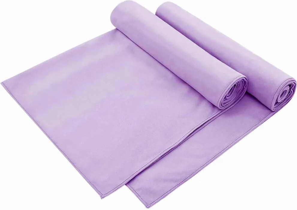 vidaXL Prosoape pentru scaune de exterior 2 pcs Violet 130 x 60 cm