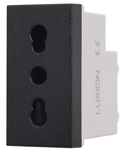 Modul Priza Simpla Ingusta LUXION, Standard Italian