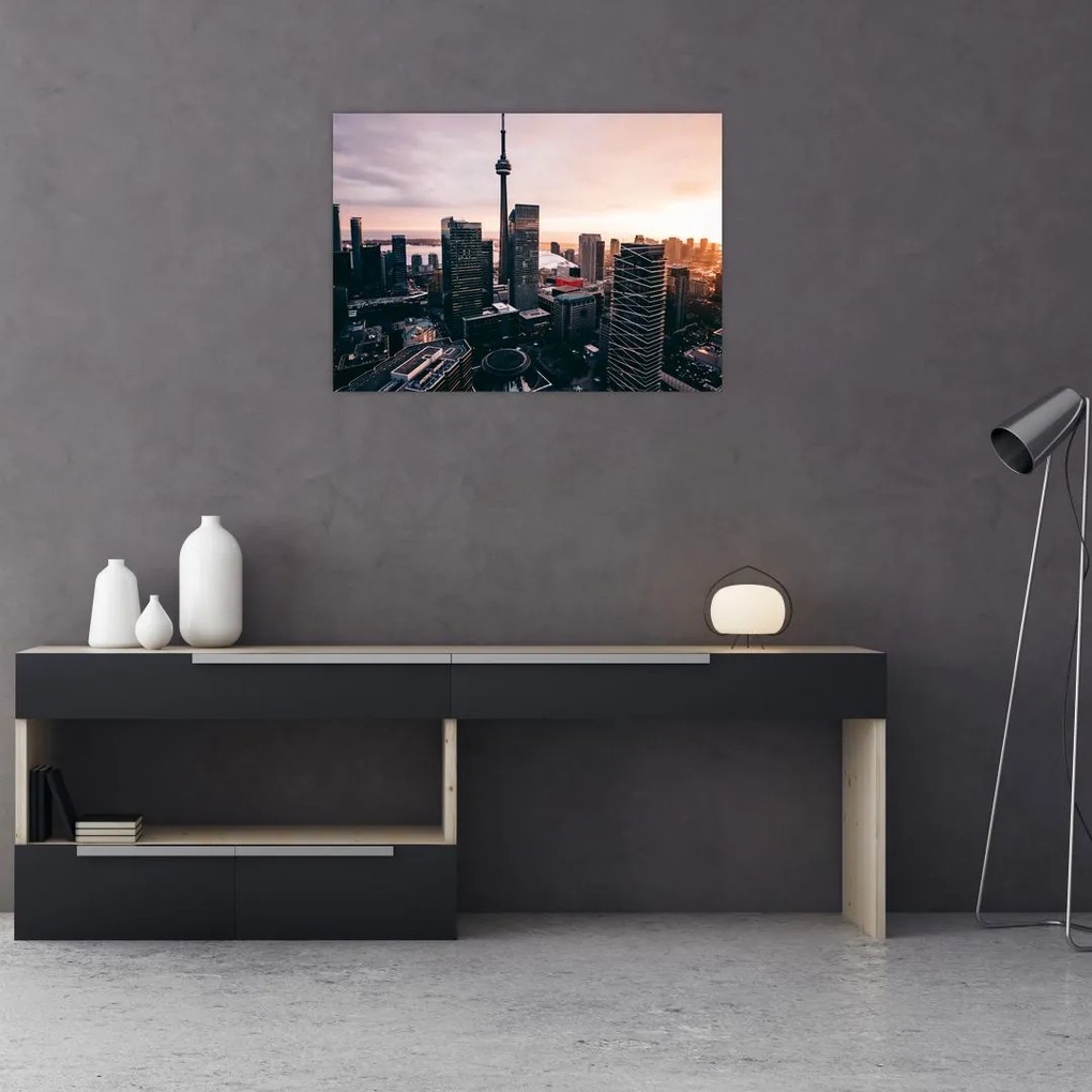 Tablou - Cntru orașului (70x50 cm)