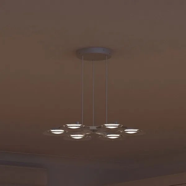 Corp de iluminat suspendat LED Philips 40972/48/16 VAGA 6xHighPower LED/2,5W/230V