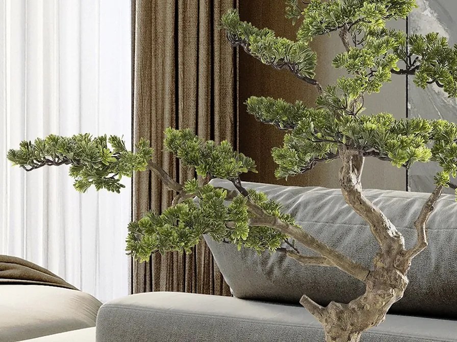 Set de 2 Plante artificiale, SOKAN BONSAI 81cm