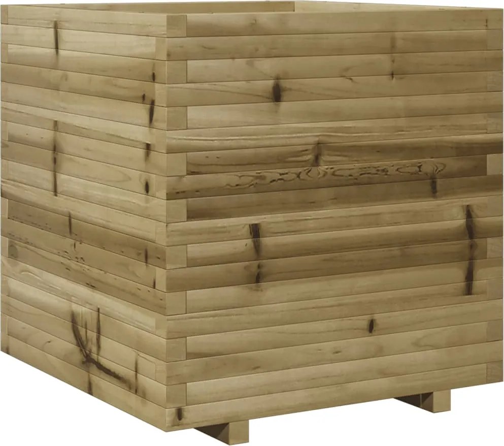 vidaXL Jardinieră de grădină, 70x70x72 cm, lemn de pin impregnat