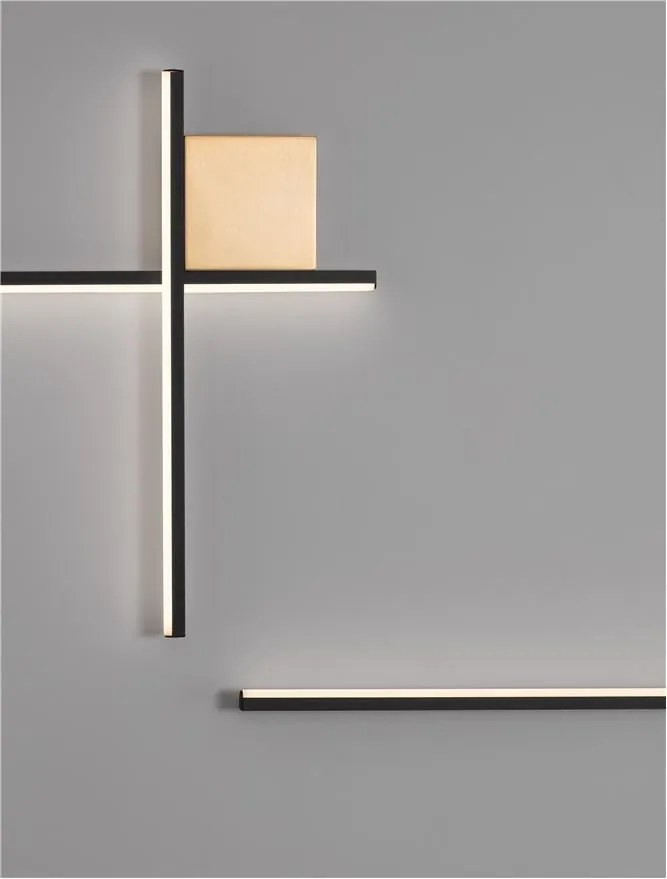 Aplica de perete cu lumina ambientala LED Cross 50cm