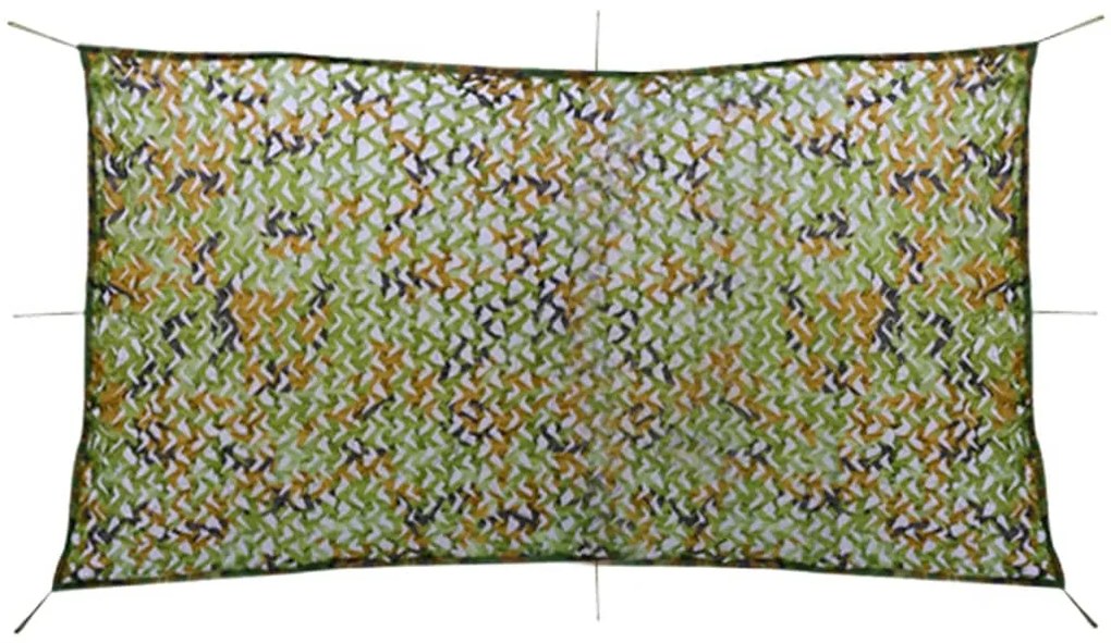 vidaXL Plasă de camuflaj cu geantă de depozitare, 1,5 x 3 m