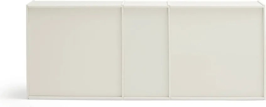 Comodă crem 197x80x40 cm Wally – Teulat