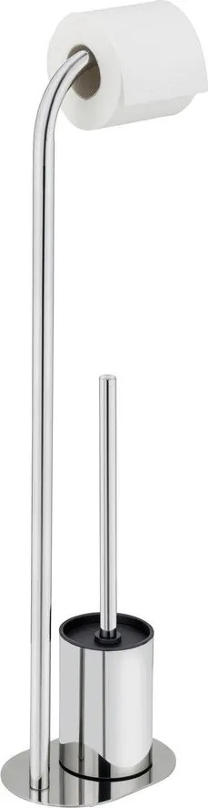 Suport pentru hârtie igienică argintiu lucios din oțel inoxidabil Levante – Wenko