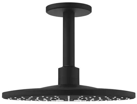 Palarie si brat de dus Grohe Rainshower SmartActive 310 cu 2 functii negru mat