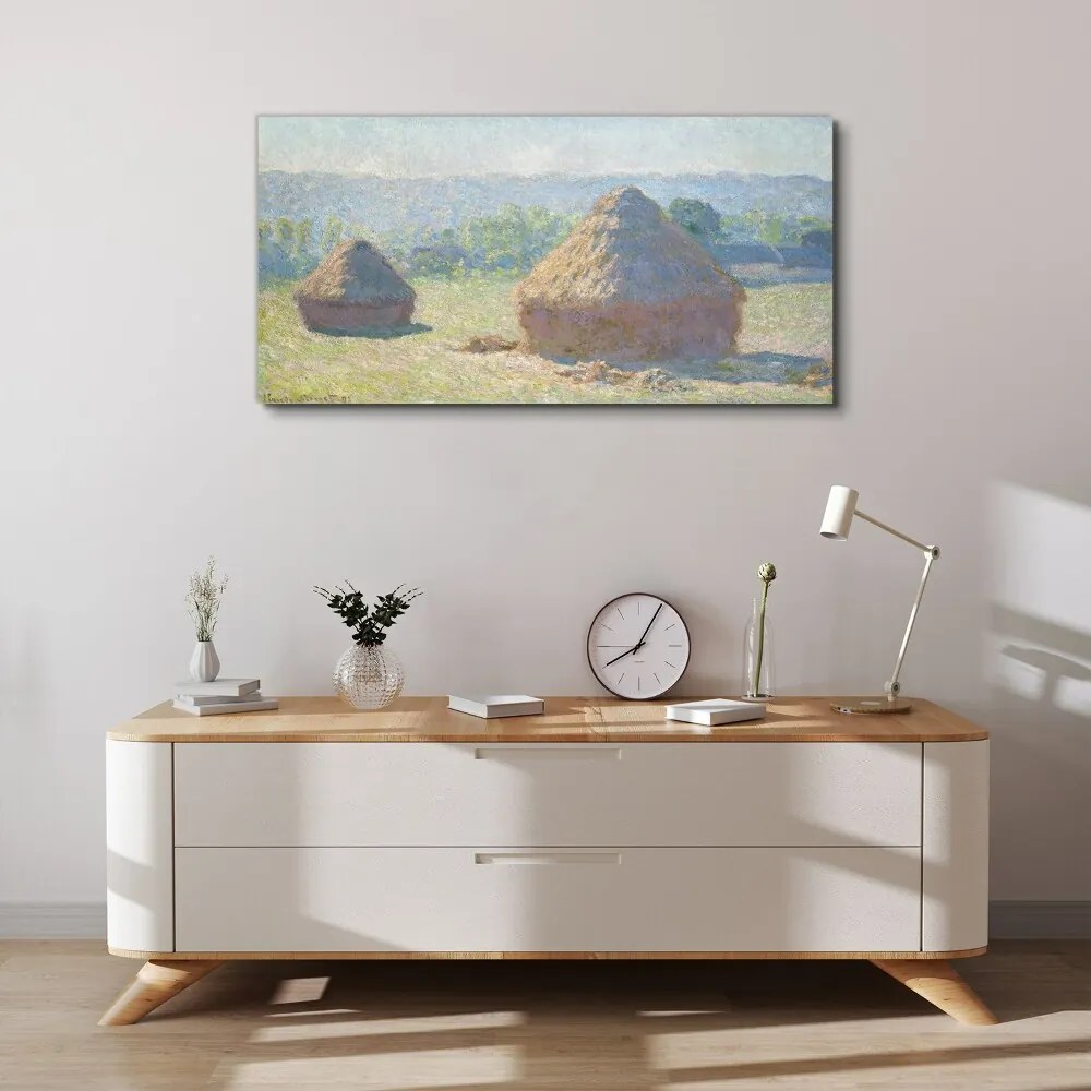 Tablou canvas Monede de fân de la sfârșitul verii