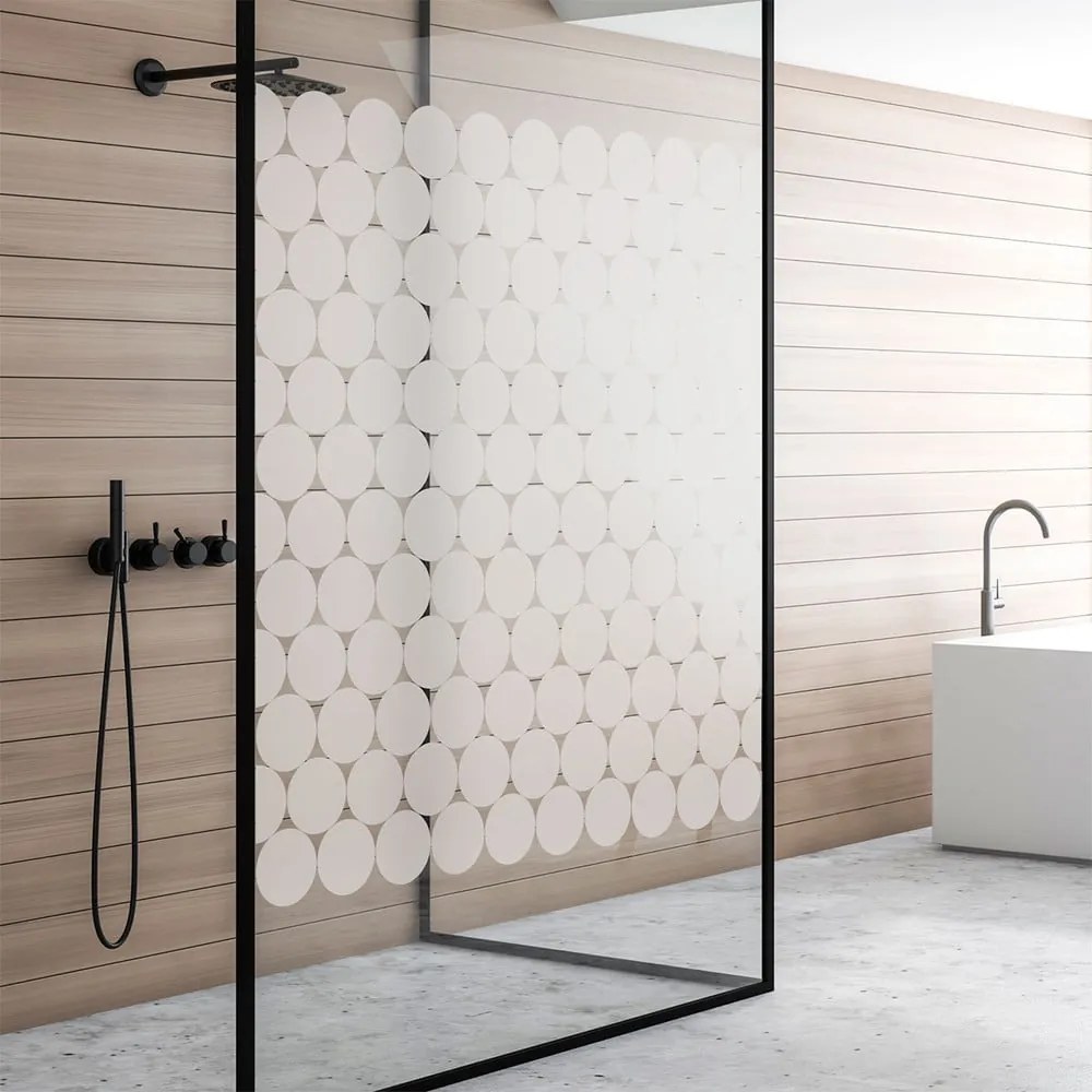 Autocolante pentru fereastră 50 buc. 10x10 cm Clackout Circle – Ambiance