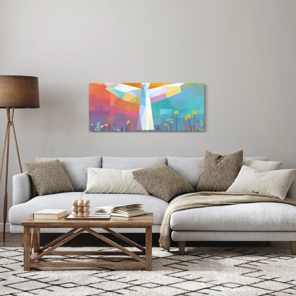 Tablou - Păzitorul florilor (120x50 cm)