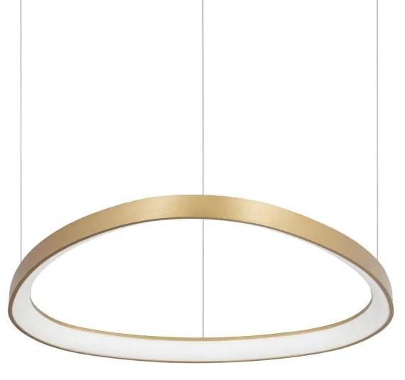 Lustra LED suspendata design circular GEMINI SP D061 OTTONE