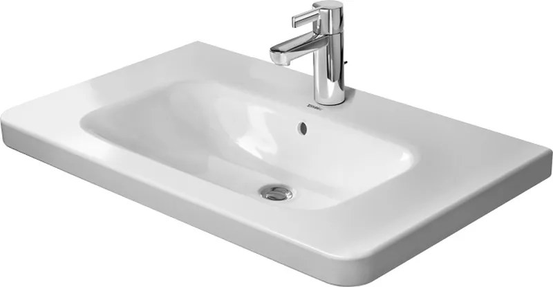 Duravit DuraStyle lavoar 80x48 cm dreptunghiular clasică-mobilier alb 2320800000