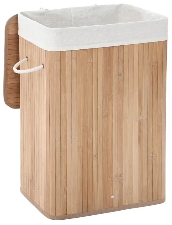 Coș de rufe din bambus 40x30x60cm