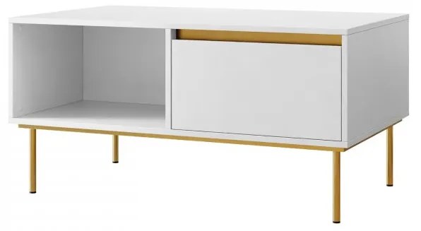 Măsuță de cafea Gelean (Alb + auriu) . 1103712