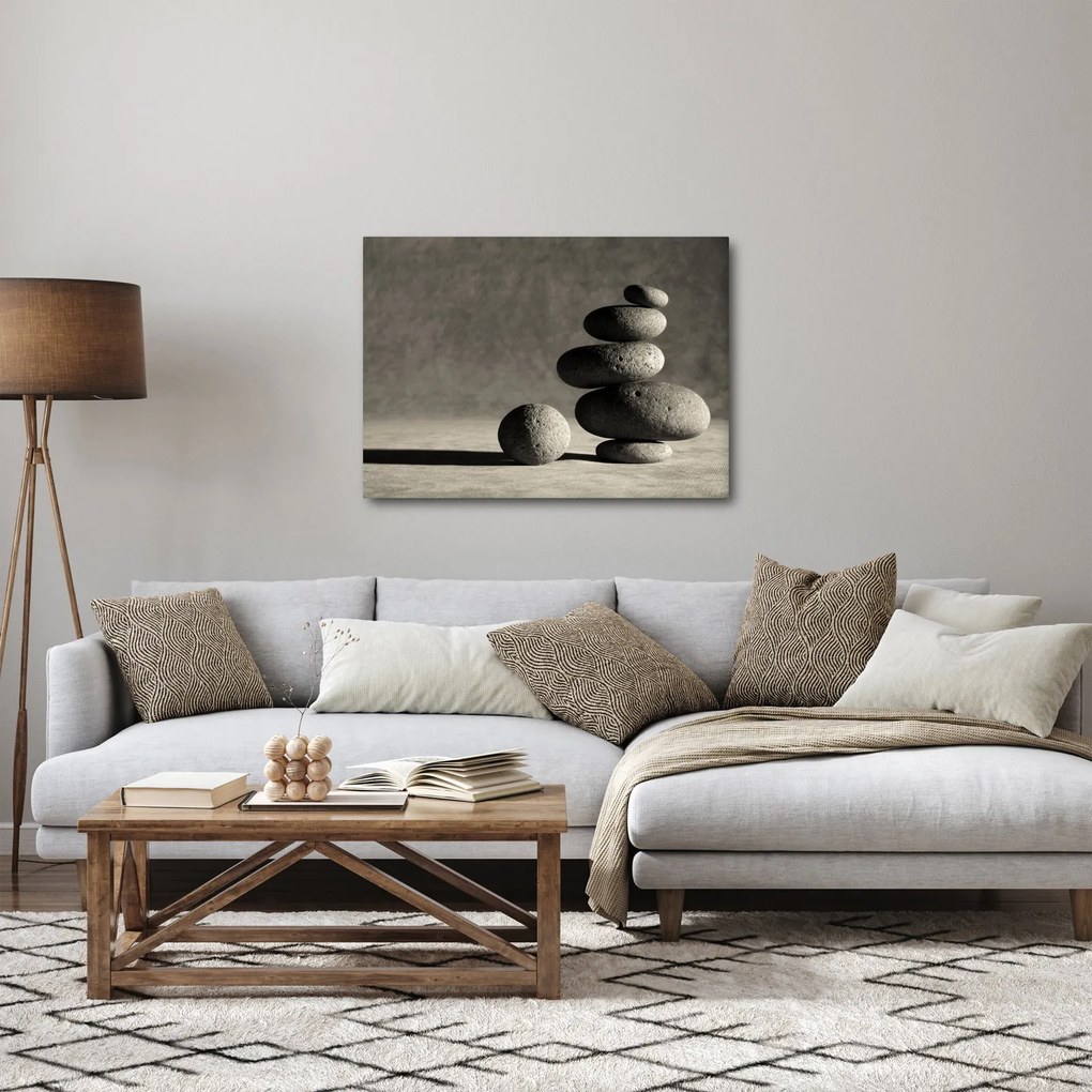 Tablou - Pietre gri (70x50 cm)