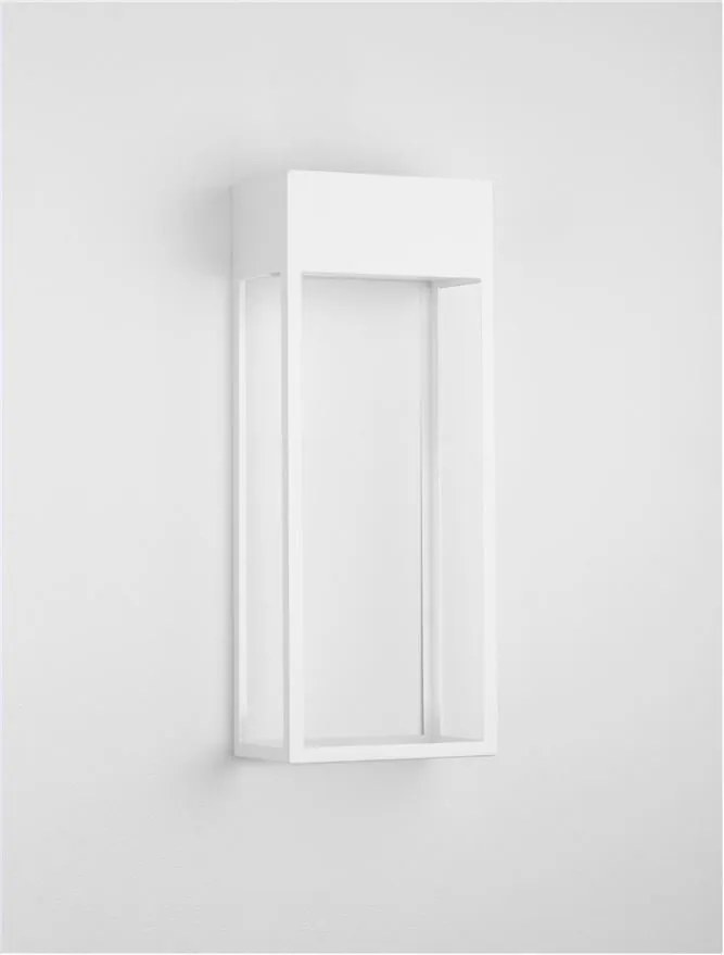 Aplica LED iluminat ambiental perete exterior IP65 MOBY alb