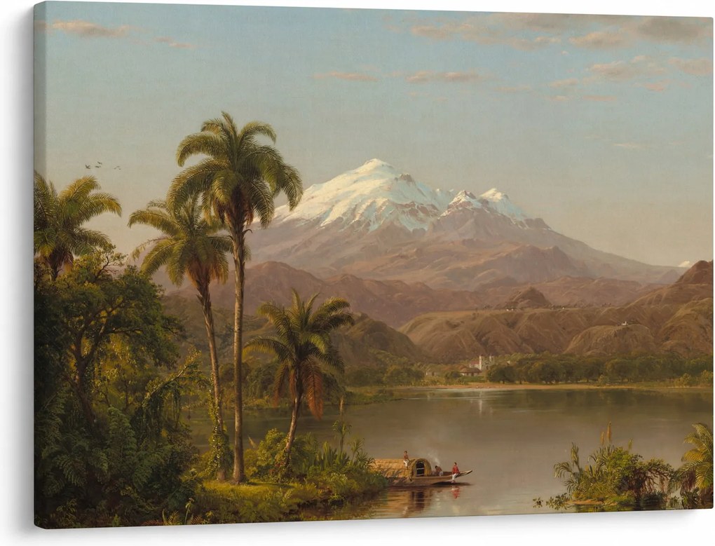 Tablou - Frederic Edwin Church, Tamaca Palms, reproducere (70x50 cm)
