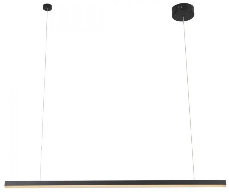 Lustra LED design modern TRIO 1 negru
